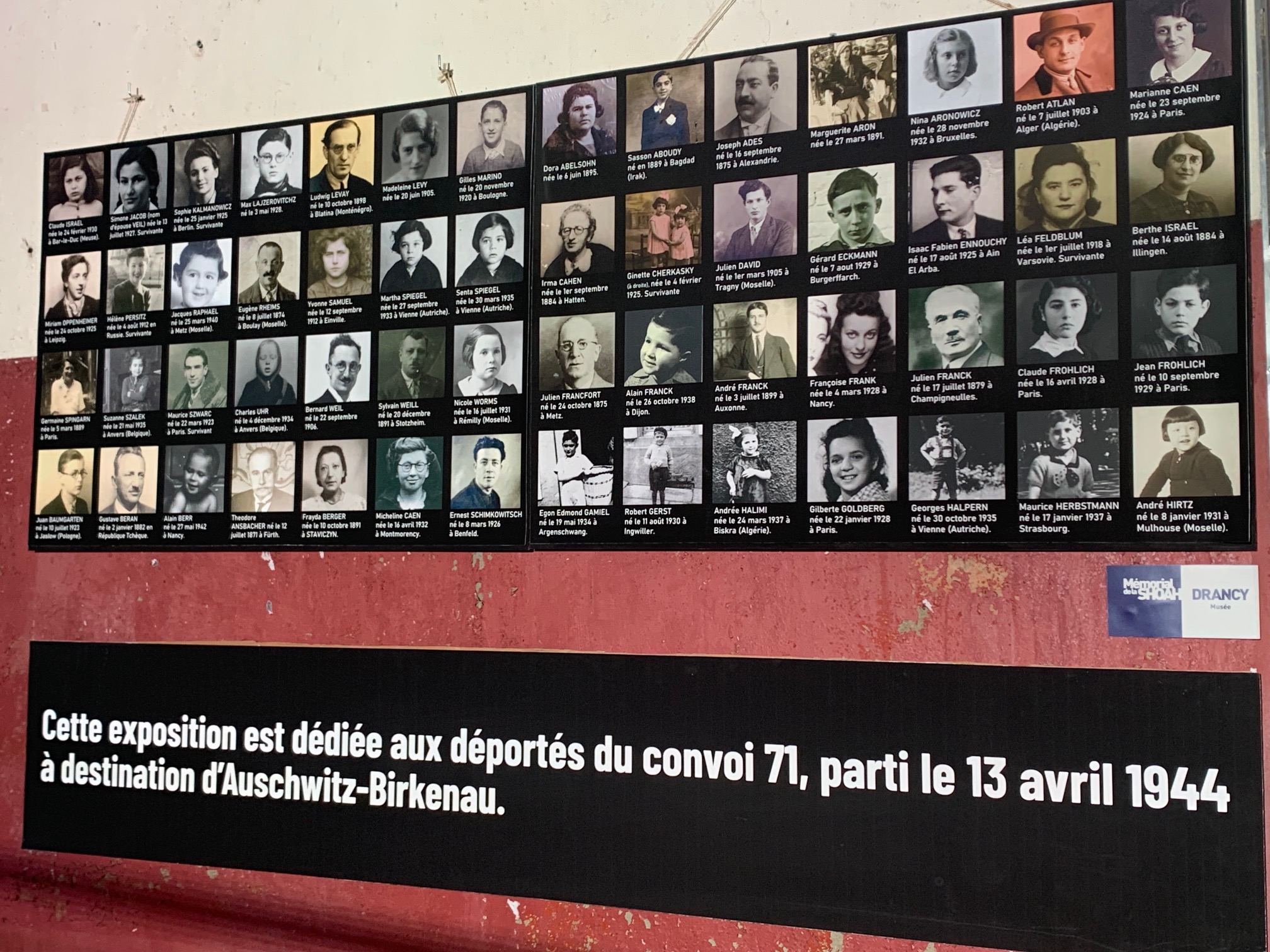 Pérols - Exposition - De Drancy à Auschwitz - 1 500 km pour transmettre la mémoire et la tolérance