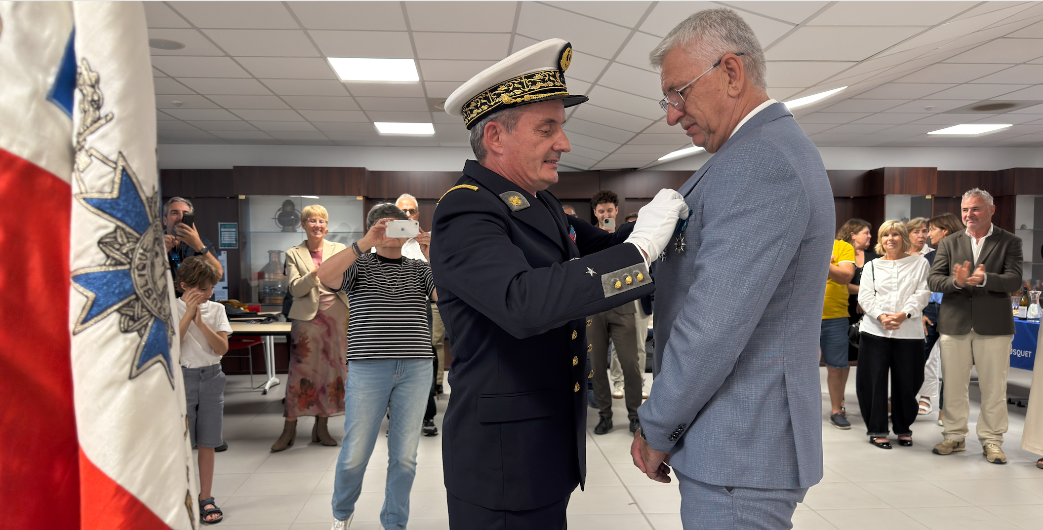 Mercredi 7 octobre 2026 - Sète - Réception dans l'Ordre de Sylvain PELEGRIN, chef du lycée de la Mer Paul BOUSQUET.