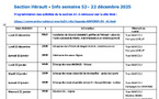ANMONM 34 - Info semaine 52 - 2025