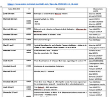 ANMONM 34 - Info semaine 13 - 2025