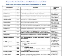 ANMONM 34 - Info semaine 34 - 2025