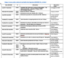 ANMONM 34 - Info semaine 47 - 2025