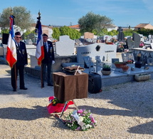 Mardi 24 février 2026 - Vendargues - Inhumation des cendres d'un chevalier de l'ONM.