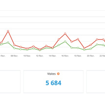 Statistiques visites février 2026