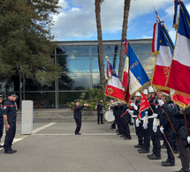 Lundi 30 mars 2026 - Sérignan - Passation de commandement au centre de secours SDIS 34