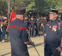 Vendredi 10 avril 2026 - Aniane - Passation de commandement au centre de secours du SDIS 34 