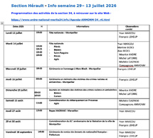 ANMONM 34 - Info semaine 29 - 2026