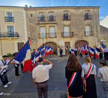 Mardi 28 août 2026 - Cérémonie de la libération des 4 communes Roujan, Neffiès, Caux et Fontès