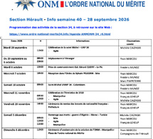 ANMONM 34 - info semaine 40 - 2026