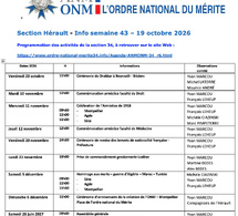 ANMONM 34 - info semaine 43 - 2026